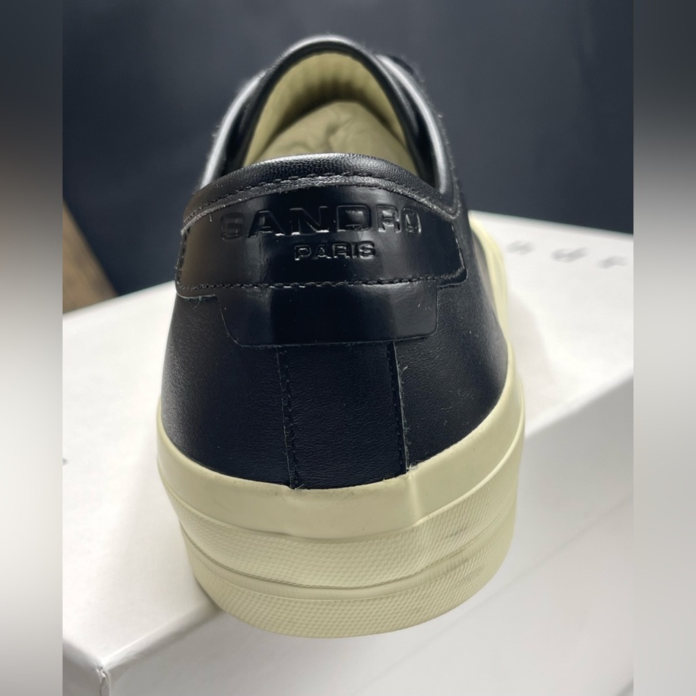 Sandro Black and Cream Sneakers - Picture 6 of 10